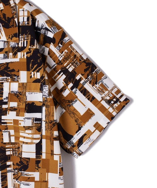 ＪＵＧＬＡＮＳ（ユグランス）の「【many men, many minds.】ジオメトリック柄オープンシャツ/メンズ（シャツ/ブラウス・メンズ・イエロー/ブルー・M/L/XL）」の10枚目の写真