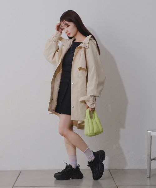 Kastane(カスタネ)の「【2024SSアイテム/SET UP対応】ダブルウエストショートパンツ(その他パンツ・レディース・アイボリー/ブラック・FREE)」の21枚目の写真