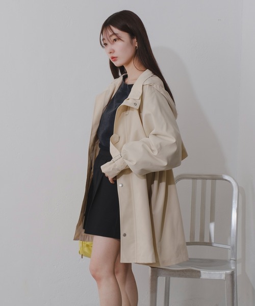 Kastane(カスタネ)の「【2024SSアイテム/SET UP対応】ダブルウエストショートパンツ(その他パンツ・レディース・アイボリー/ブラック・FREE)」の20枚目の写真