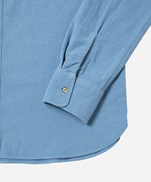Saturdays NYC(サタデーズ ニューヨークシティ )の「Broome Boucle Knit Ls Shirt(シャツ/ブラウス・メンズ・サックスブルー・L/M/S)」の6枚目の写真