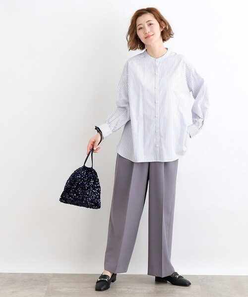 grove(グローブ)の「◆スパンコール巾着ショルダー(ショルダーバッグ・レディース・ネイビー系3/グレー系3/ブラック系3・00)」の7枚目の写真