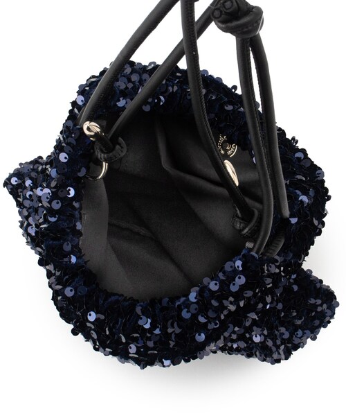 grove(グローブ)の「◆スパンコール巾着ショルダー(ショルダーバッグ・レディース・ネイビー系3/グレー系3/ブラック系3・00)」の18枚目の写真