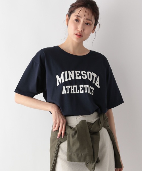 (SALE)(マリーンセール)グリーンパッチワークエフェクトTシャツ セール】リッチクリーンT／半袖/268920（Tシャツ/カットソー