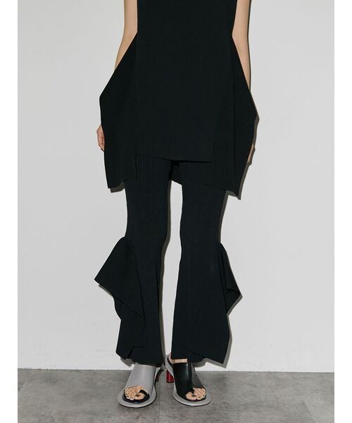 メルカチ　✨️未使用級美品✨️ アンスリード サイドパーツ ニット パンツ UN3D.（アンスリード）の「SIDE PARTS KNIT PT / サイドパーツ