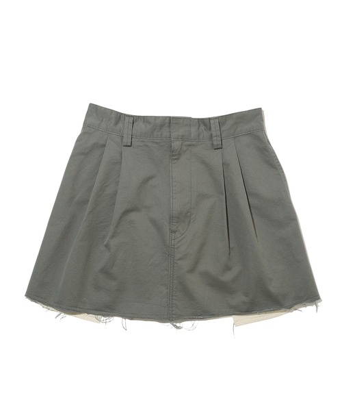 MILKFED.（ミルクフェド）の「CUT-OFF SKIRT（スカート・レディース・ネイビー/ベージュ/グレー・M/S）」の2枚目の写真