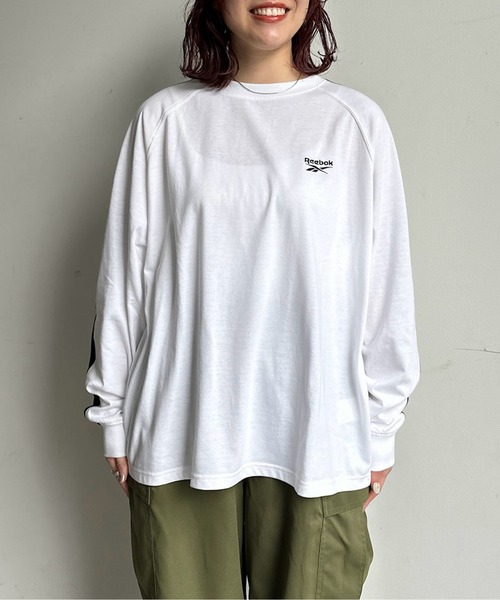 Reebok（リーボック）の「ライン切替T（Tシャツ/カットソー・メンズ・ネイビー/ホワイト/ブラック・MEDIUM/LARGE）」の11枚目の写真