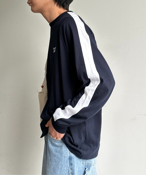 Reebok（リーボック）の「ライン切替T（Tシャツ/カットソー・メンズ・ネイビー/ホワイト/ブラック・MEDIUM/LARGE）」の15枚目の写真