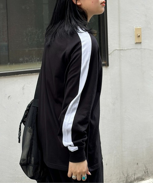 Reebok（リーボック）の「ライン切替T（Tシャツ/カットソー・メンズ・ネイビー/ホワイト/ブラック・MEDIUM/LARGE）」の21枚目の写真