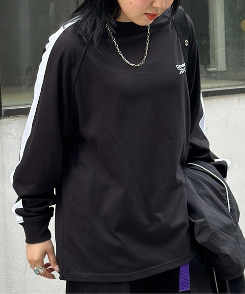 Reebok（リーボック）の「ライン切替T（Tシャツ/カットソー・メンズ・ネイビー/ホワイト/ブラック・MEDIUM/LARGE）」の22枚目の写真