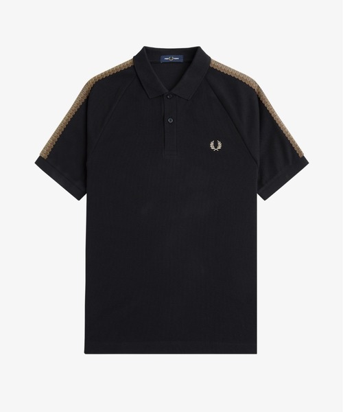 FRED PERRY ポロシャツ BLACK ＆ gold FRED PERRY フレッドペリー