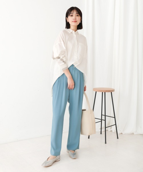 Bou Jeloud（ブージュルード）の「バックヨークテープ切替ブラウス（シャツ/ブラウス・レディース・ラベンダー/A/B/オフホワイト・38）」の7枚目の写真