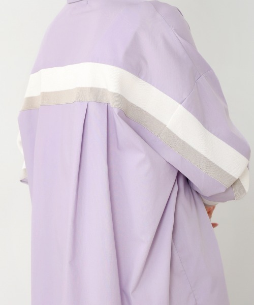 Bou Jeloud（ブージュルード）の「バックヨークテープ切替ブラウス（シャツ/ブラウス・レディース・ラベンダー/A/B/オフホワイト・38）」の19枚目の写真