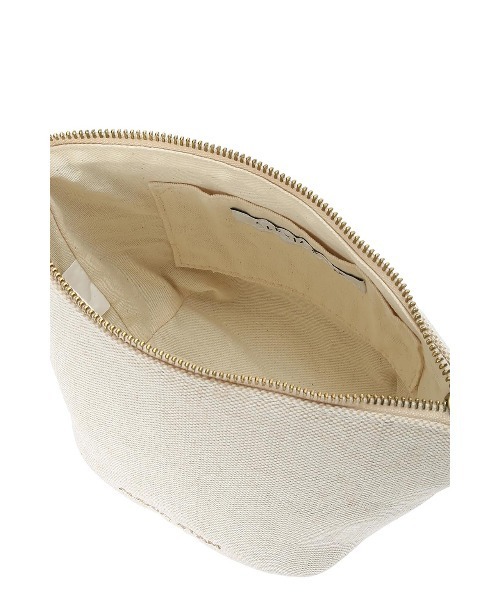 ALEXIA STAM（アリシアスタン）の「Boat Shape Pouch / [M] 麻混ポーチ（ポーチ・レディース・ベージュ・FREE）」の11枚目の写真