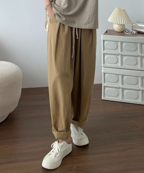 GEMEDA(ジェメダ)の「ウエストゴムバルーンパンツ(その他パンツ・レディース・ブラック/ベージュ・S/M)」の10枚目の写真