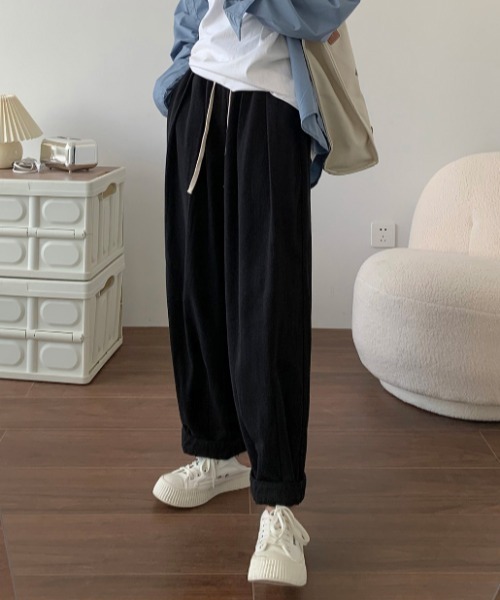 GEMEDA(ジェメダ)の「ウエストゴムバルーンパンツ(その他パンツ・レディース・ブラック/ベージュ・S/M)」の17枚目の写真