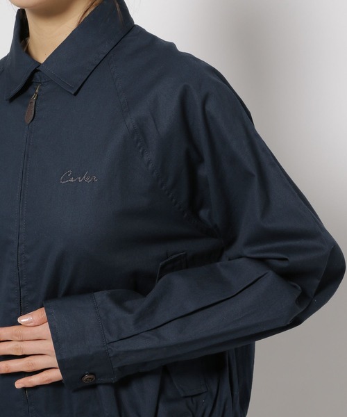 niko and...（ニコアンド）の「ネームステッチSWINGトップ（ブルゾン・レディース・ベージュ/ネイビー/グリーン・MEDIUM/LARGE）」の16枚目の写真