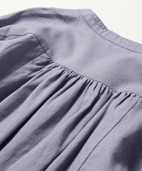 soulberry ソウルベリー コットンリネンのフードワンピース M