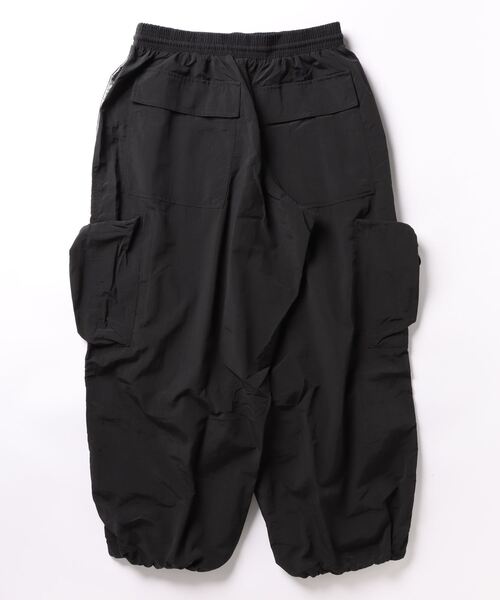 CINEMATIQ 黒 ワッシャーカーゴパンツ 新品 セール】ナイロンワッシャー カーゴパンツ（カーゴパンツ）｜THISIS