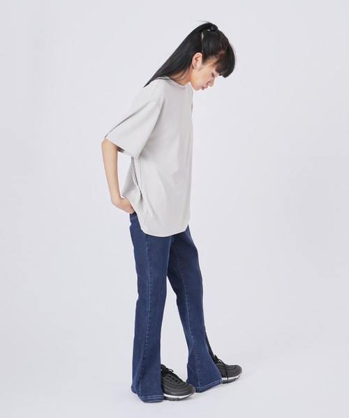 NERGY（ナージー）の「【Water proof Denim】デニムフレアパンツ（デニムパンツ・レディース・ブルー/ブルー系その他4・M/S）」の19枚目の写真