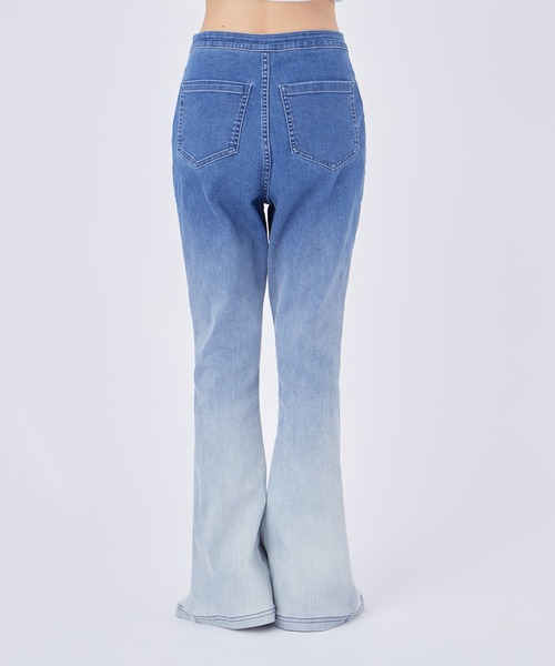 NERGY（ナージー）の「【Water proof Denim】デニムフレアパンツ（デニムパンツ・レディース・ブルー/ブルー系その他4・M/S）」の8枚目の写真