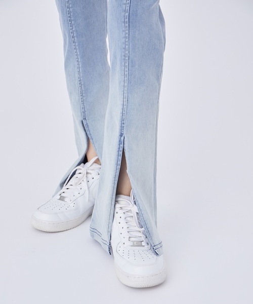 NERGY（ナージー）の「【Water proof Denim】デニムフレアパンツ（デニムパンツ・レディース・ブルー/ブルー系その他4・M/S）」の17枚目の写真