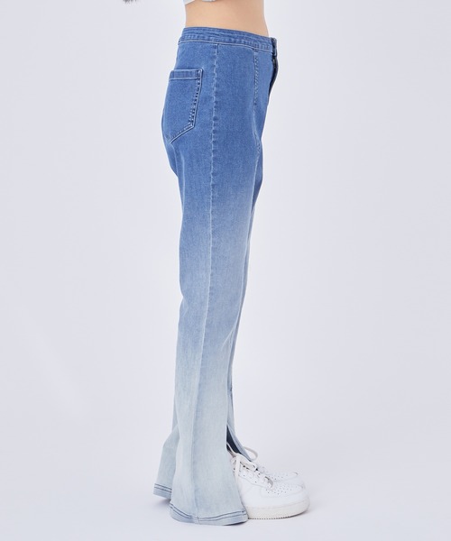 NERGY（ナージー）の「【Water proof Denim】デニムフレアパンツ（デニムパンツ・レディース・ブルー/ブルー系その他4・M/S）」の9枚目の写真