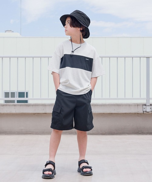 GLOBAL WORK(グローバルワーク)の「DRY/洗えるUVHAT/112983(ハット・キッズ・グレイッシュベージュ/ブラック・L/M)」の21枚目の写真