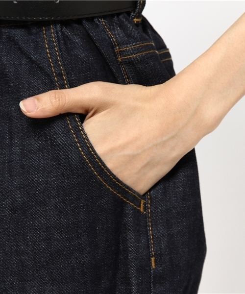 one after another NICE CLAUP（ワンアフターアナザーナイスクラップ）の「【ナイスクラップ】ハイウェストショートパンツ（その他パンツ・レディース・キャメル/カーキ/インディゴブルー・FREE）」の14枚目の写真