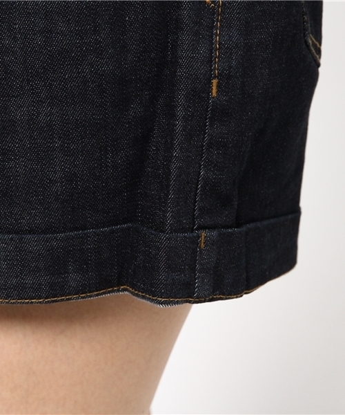 one after another NICE CLAUP（ワンアフターアナザーナイスクラップ）の「【ナイスクラップ】ハイウェストショートパンツ（その他パンツ・レディース・キャメル/カーキ/インディゴブルー・FREE）」の15枚目の写真