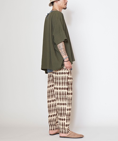 チャイハネ(チャイハネ)の「【チャイハネ】アスタパMEN'Sレイヤードトップス タンクトップ付き(アンサンブル・メンズ・ターコイズブルー/ブラック/カーキ/ホワイト/ホワイト系その他/ベージュ/ダークカーキ/ブラック系その他・FREE)」の20枚目の写真