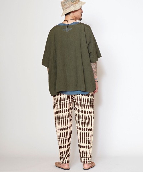 チャイハネ(チャイハネ)の「【チャイハネ】アスタパMEN'Sレイヤードトップス タンクトップ付き(アンサンブル・メンズ・ターコイズブルー/ブラック/カーキ/ホワイト/ホワイト系その他/ベージュ/ダークカーキ/ブラック系その他・FREE)」の21枚目の写真