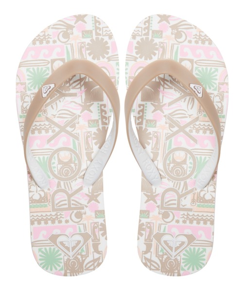 ROXY（ロキシー）の「RG TAHITI VII/ロキシーキッズビーサン(ビーチサンダル)（サンダル・キッズ・ブルー/ネイビー/ブラウン/ピンク・22cm/20cm/18cm）」の2枚目の写真