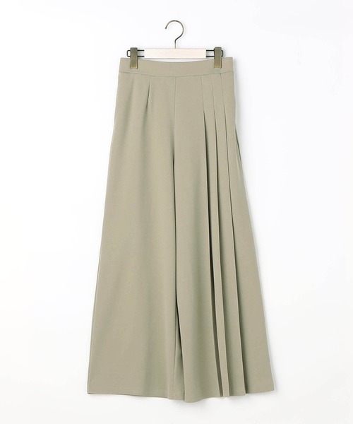Grand PARK(グランドパーク)の「アシンメトリー サイドプリーツパンツ(その他パンツ・レディース・ライトグリーン/ベージュ/ブラック・MEDIUM/LARGE)」の14枚目の写真