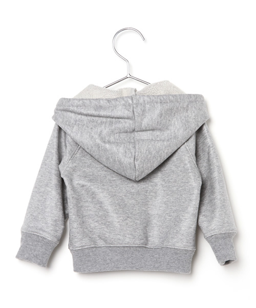 'PalinkA（パリンカ）の「コーティング裏毛パーカー（パーカー・キッズ・グレー/イエロー・6/2/4）」の6枚目の写真