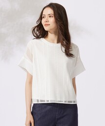 レースエッジ Tシャツ&タンクトップセット トップス