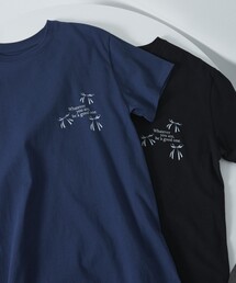 Firsthand | Firsthand/ファーストハンド オーガニックコットンリボンロゴプリントT / フロントデザインTシャツ(Tシャツ/カットソー)