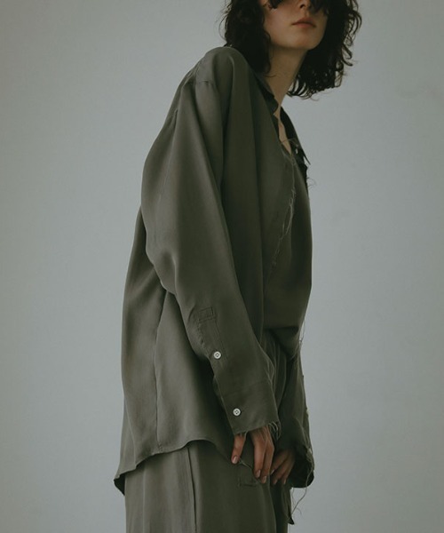 エトレトウキョウカフスカットオフキュプラシャツetre