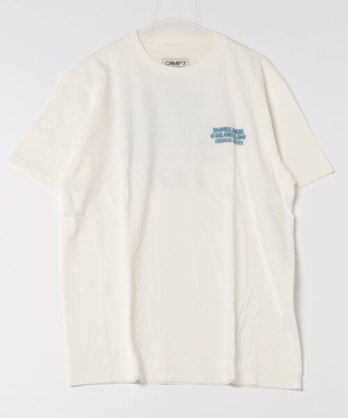 CAMP7(キャンプセブン)の「【CAMP7】レトロプリント半袖Tシャツ(Tシャツ/カットソー・メンズ・ホワイト×ブルー/ケリーグリーン/ブラック×ブルー/オレンジ/ブラック/ホワイト/その他9/その他7/その他1/その他3/その他5/その他11・M/L/XL/XX-LARGE/XXL)」の10枚目の写真