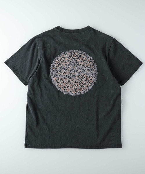 CAMP7(キャンプセブン)の「【CAMP7】レトロプリント半袖Tシャツ(Tシャツ/カットソー・メンズ・ホワイト×ブルー/ケリーグリーン/ブラック×ブルー/オレンジ/ブラック/ホワイト/その他9/その他7/その他1/その他3/その他5/その他11・M/L/XL/XX-LARGE/XXL)」の5枚目の写真