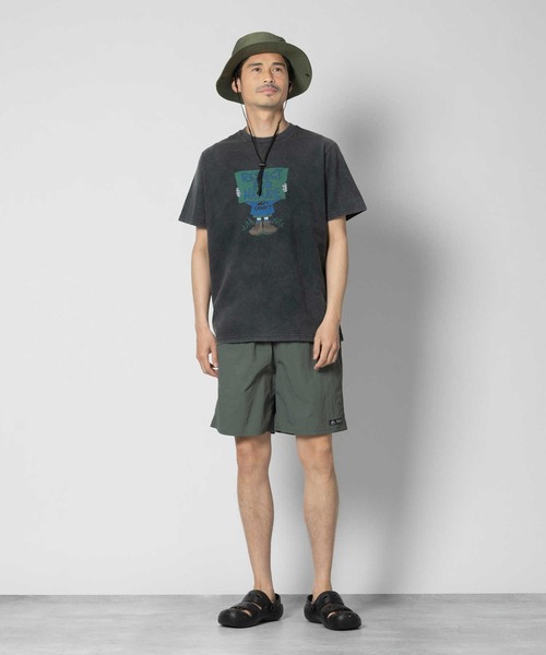 CAMP7(キャンプセブン)の「【CAMP7】レトロプリント半袖Tシャツ(Tシャツ/カットソー・メンズ・ホワイト×ブルー/ケリーグリーン/ブラック×ブルー/オレンジ/ブラック/ホワイト/その他9/その他7/その他1/その他3/その他5/その他11・M/L/XL/XX-LARGE/XXL)」の19枚目の写真