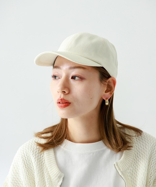 URBAN RESEARCH Sonny Label(アーバンリサーチサニーレーベル)の「コットンウォッシュキャップ(キャップ・レディース・ベージュ/オフホワイト/ブラック・ONE)」の5枚目の写真