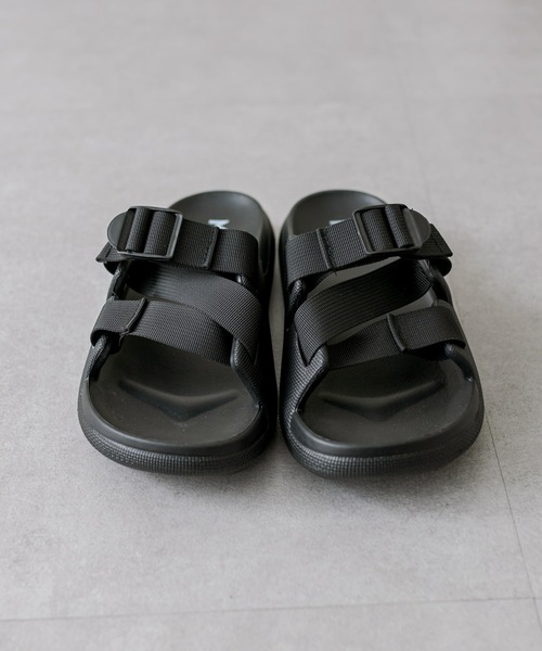 ear PAPILLONNER(イアパピヨネ)の「【MEI(メイ)】Z SANDAL/スポーツサンダル(サンダル・レディース・ブラック・SMALL/MEDIUM/LARGE)」の2枚目の写真