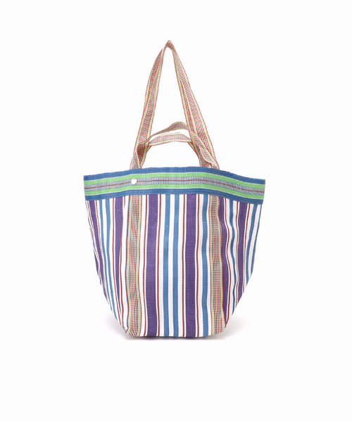 NE QUITTEZ PAS!（ヌキテパ）の「ne Quittez pas / ヌキテパ  MULTI STRIPE MESH WIDE TO 882041PA4（トートバッグ・レディース・ブルー/パープル/ピンク・MEDIUM）」の9枚目の写真