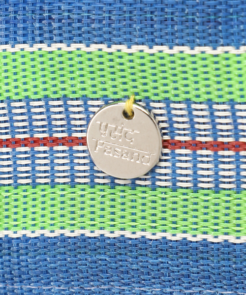 NE QUITTEZ PAS!（ヌキテパ）の「ne Quittez pas / ヌキテパ  MULTI STRIPE MESH WIDE TO 882041PA4（トートバッグ・レディース・ブルー/パープル/ピンク・MEDIUM）」の18枚目の写真