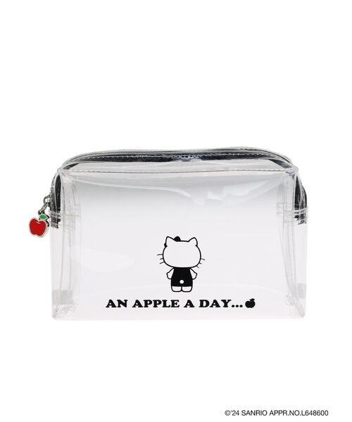EMODA（エモダ）の「【ハローキティコラボ】×EMODA モノトーンアップルポーチ（ポーチ・レディース・クリア/ブラック・FREE）」の7枚目の写真