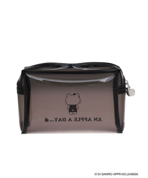 EMODA（エモダ）の「【ハローキティコラボ】×EMODA モノトーンアップルポーチ（ポーチ・レディース・クリア/ブラック・FREE）」の5枚目の写真