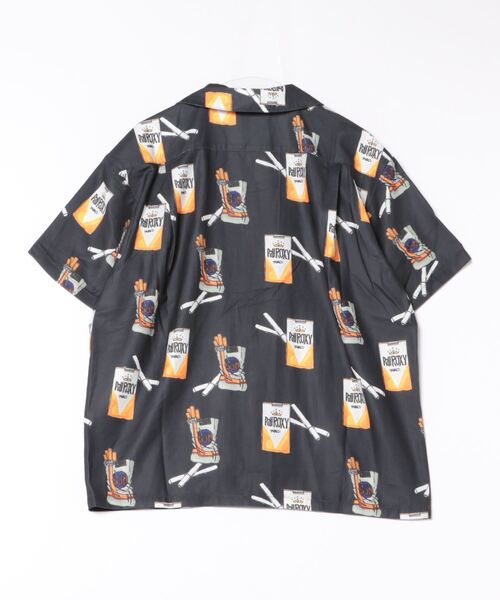 JUGLANS(ユグランス)の「ATELANE シガレット総柄オープンシャツ(シャツ/ブラウス・メンズ・ブルー/ブラック・M/L)」の3枚目の写真