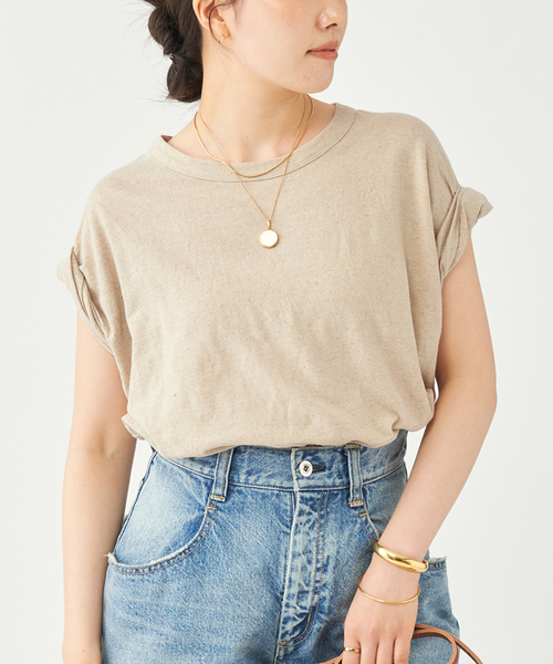 セール】《追加》LINEN COTTON Tシャツ（Tシャツ/カットソー