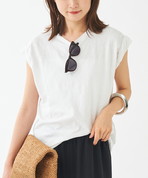 セール】《追加》LINEN COTTON Tシャツ（Tシャツ/カットソー