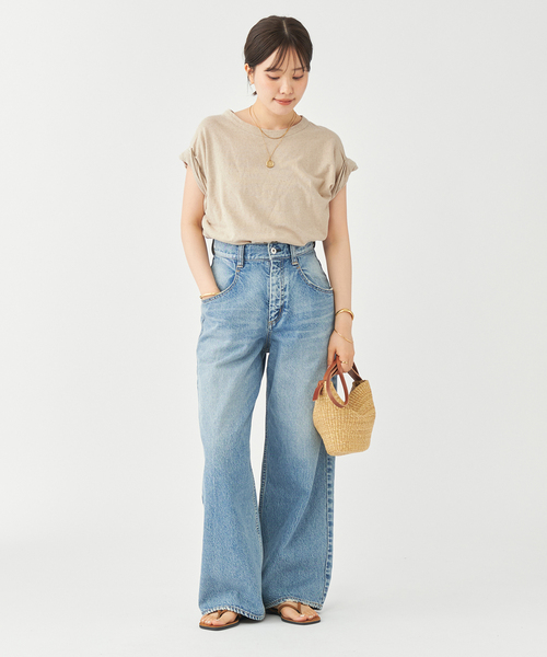PLAGE Tシャツ セール】《追加》LINEN COTTON Tシャツ（Tシャツ/カットソー）｜Plage